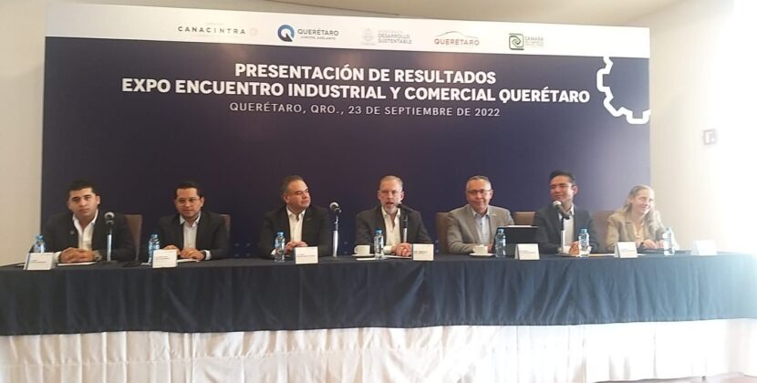 Esperan concretar 2 mil 500 millones de pesos por Expo Encuentro Industrial y Comercial Querétaro 2022.