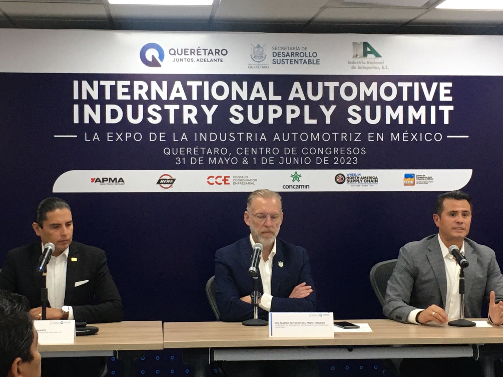 Anuncian la primera edición en Querétaro de la International Automotive Industry Supply Summit.