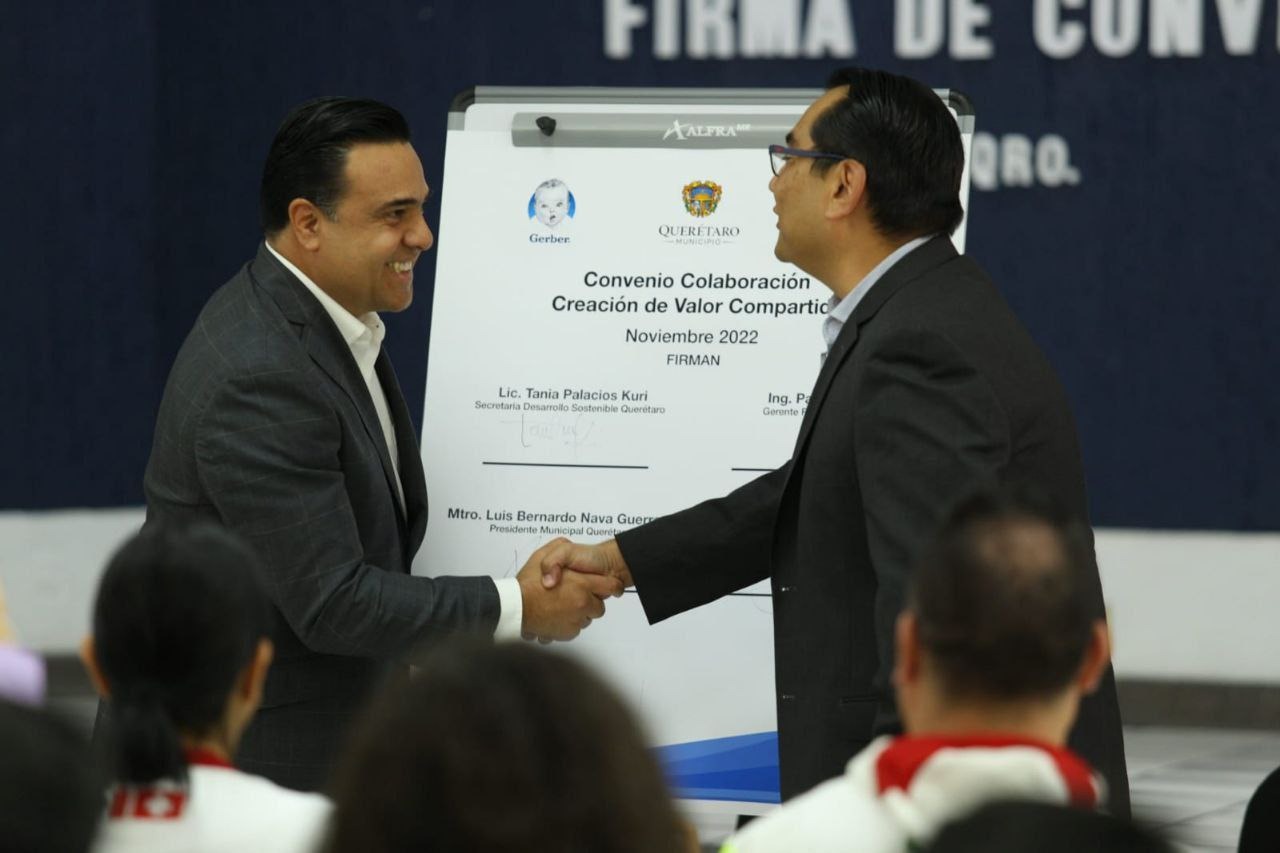 <em>Municipio de Querétaro y Nestlé firman Convenio de Colaboración por las Comunidades</em>