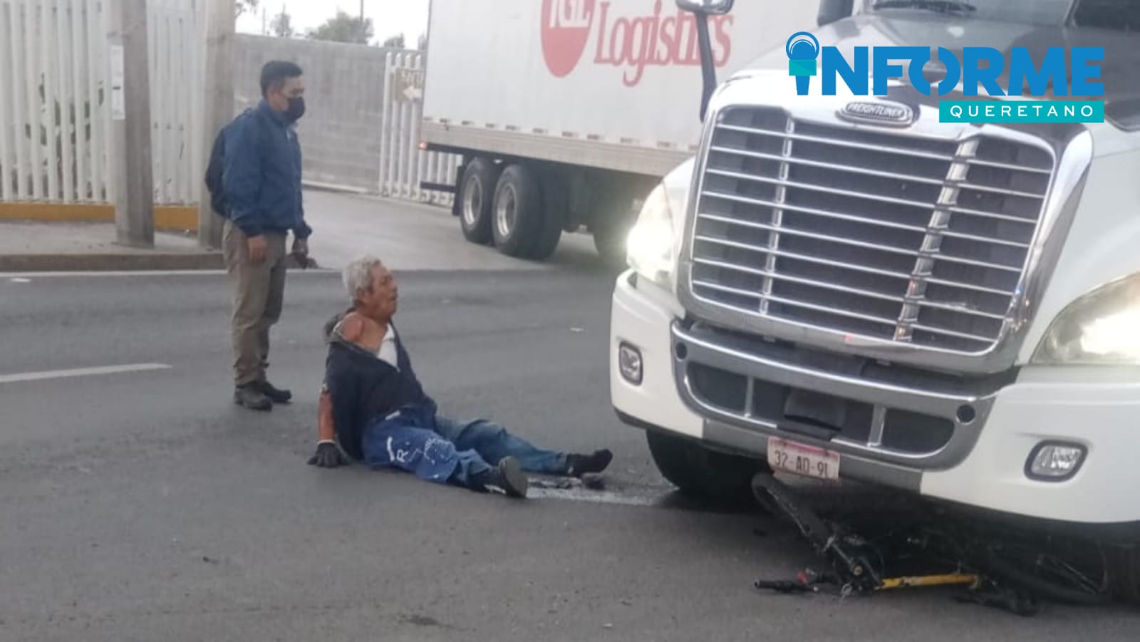 Arrollan a ciclista en el Parque Industrial Benito Juárez