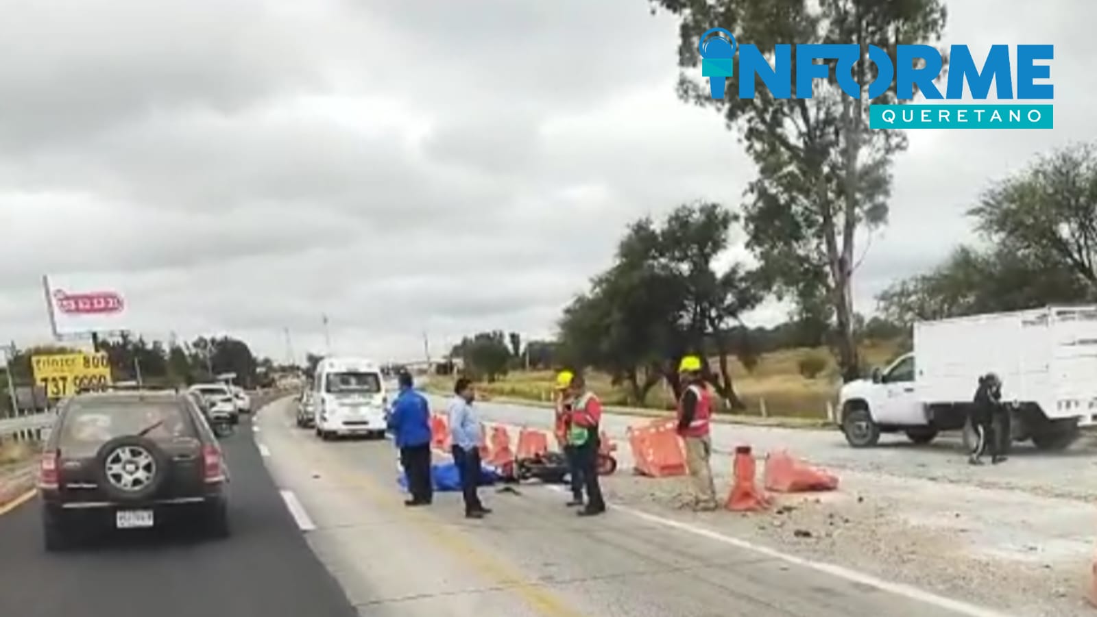 Fatal accidente dejó a un motociclista muerto en la Mex-Qro