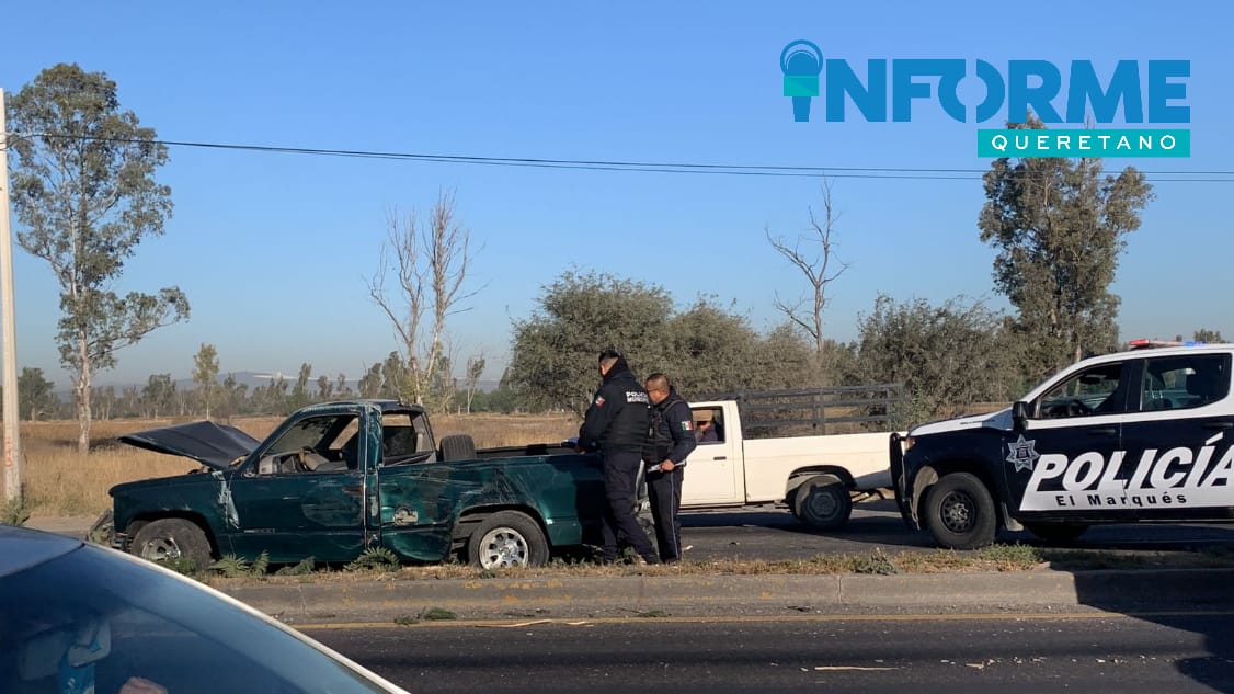 Persecución terminó en fuerte choque y con dos detenidos