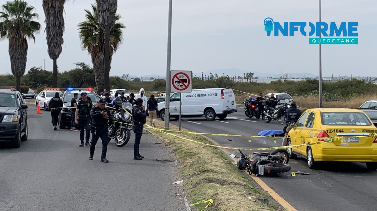 Muere motociclista tras fatal accidente en Bernardo Quintana