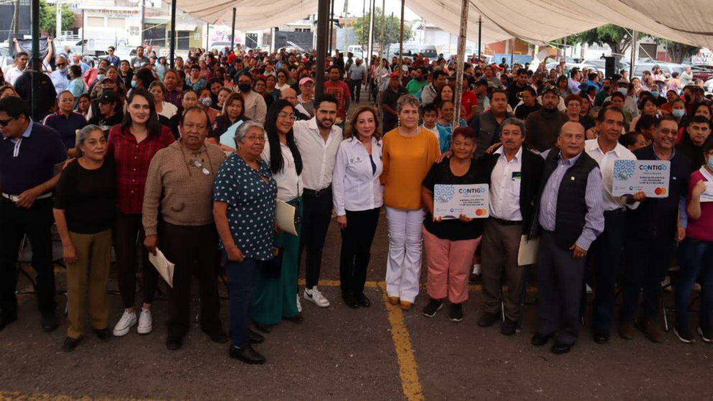 Entrega SEDESOQ 650 apoyos del Programa Contigo Crecemos