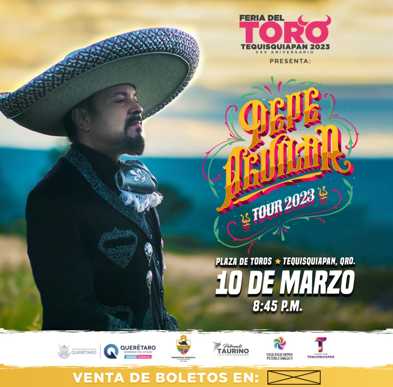 Pepe Aguilar en la Feria del Toro de Tequisquiapan