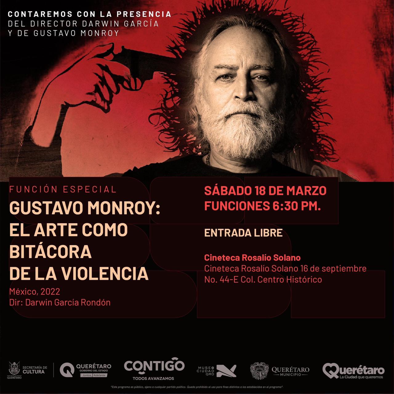 Cineteca Rosalío Solano anuncia función especial del documental “El Arte como bitácora de violencia”