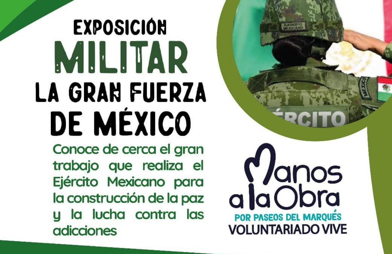 Presentarán exposición “La gran fuerza de México en Paseos de El Marqués