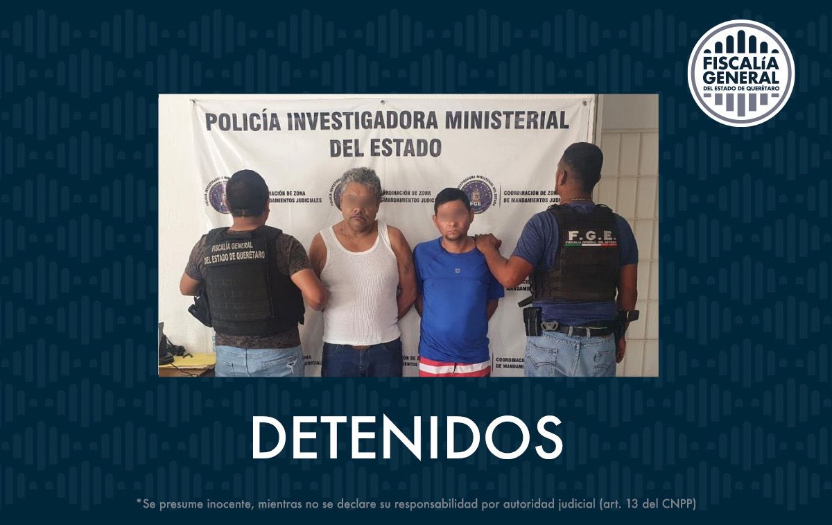 Dos detenidos por homicidio en Santa Rosa Jáuregui