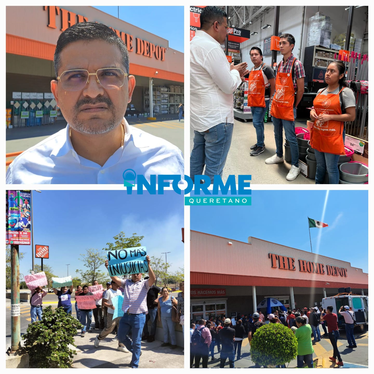 Home Depot enfrenta manifestaciones en Querétaro y todo el país