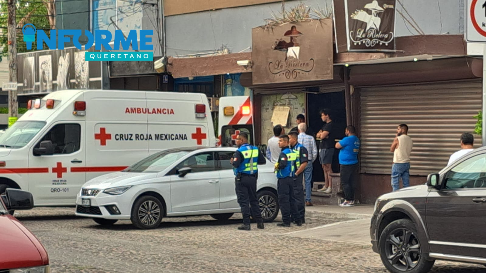 Muere hombre atragantado en el Bar La Rielera colonia Colonia Cimatario
