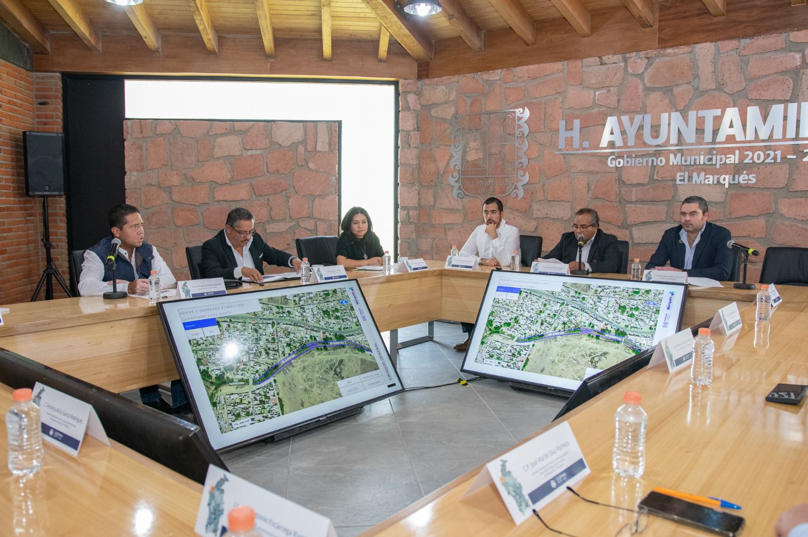 Municipio de El Marqués realizó la Reunión de Coordinación Intermunicipal para la Temporada de Lluvias 2023.