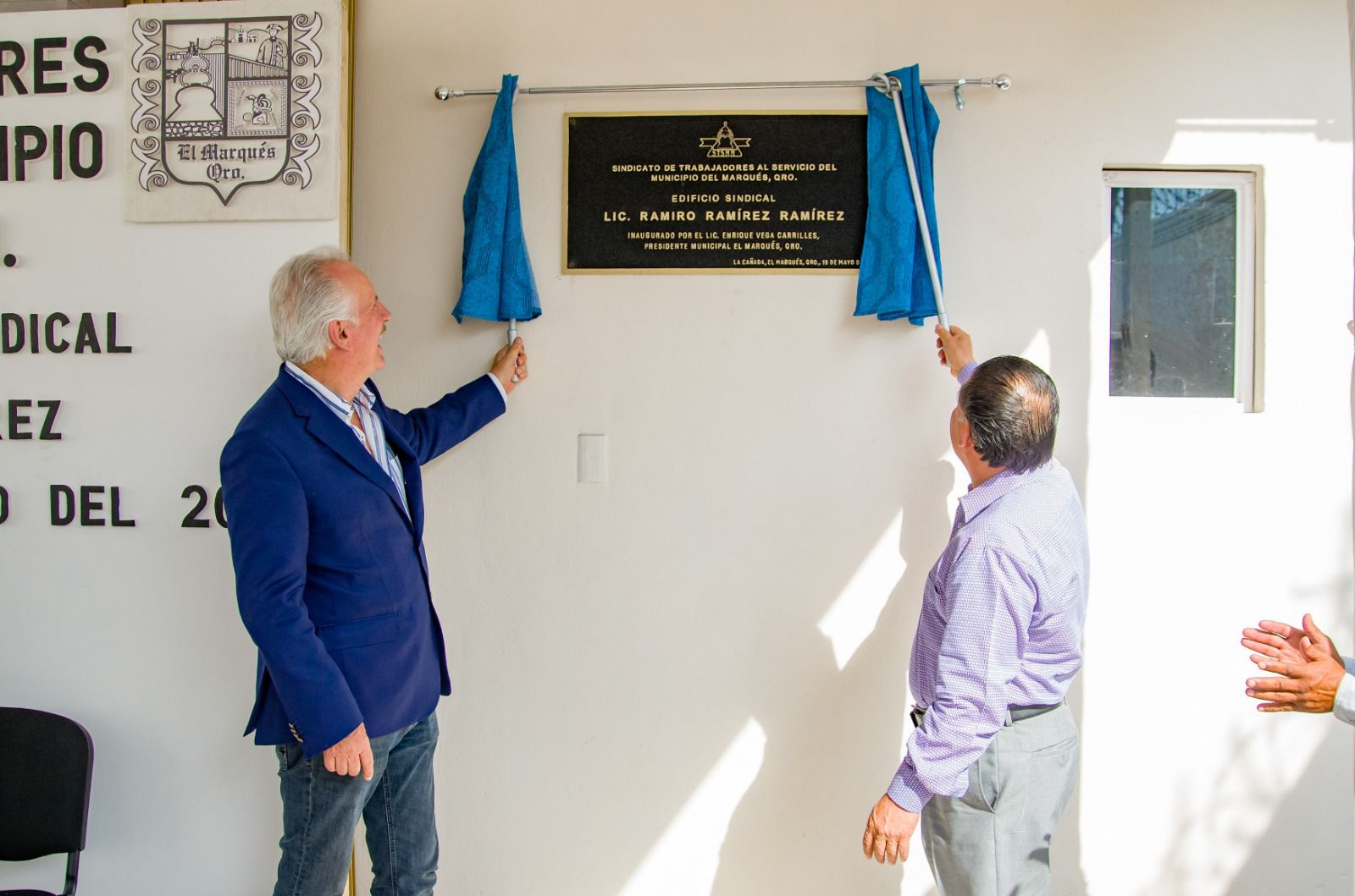 Enrique Vega Carriles reinaugura el edificio del Sindicato de Trabajadores al Servicio del Municipio de El Marqués