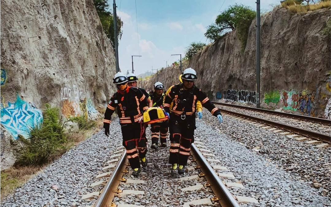 Hombre es arrollado por el tren en La Cañada