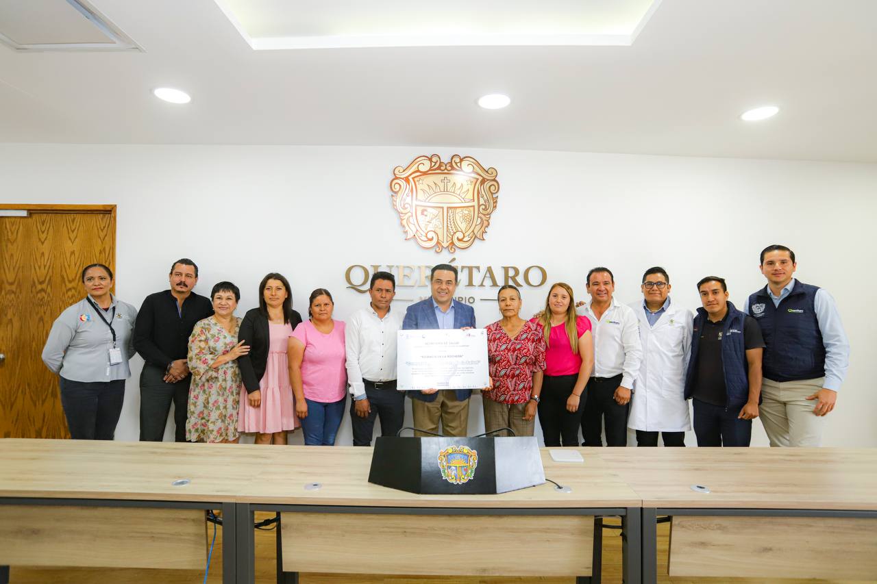 Estancia de la Rochera fue certificada como Comunidad Promotora de la Salud