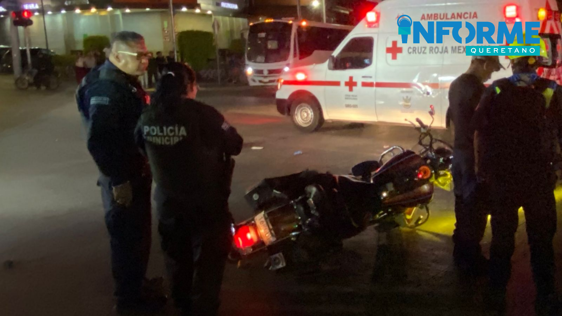 Brutal Semaforazo entre motocicleta y vehículo dejó a una mujer lesionada de gravedad
