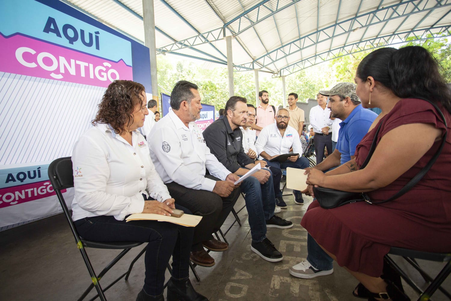 Gabinete trabaja en la Sierra