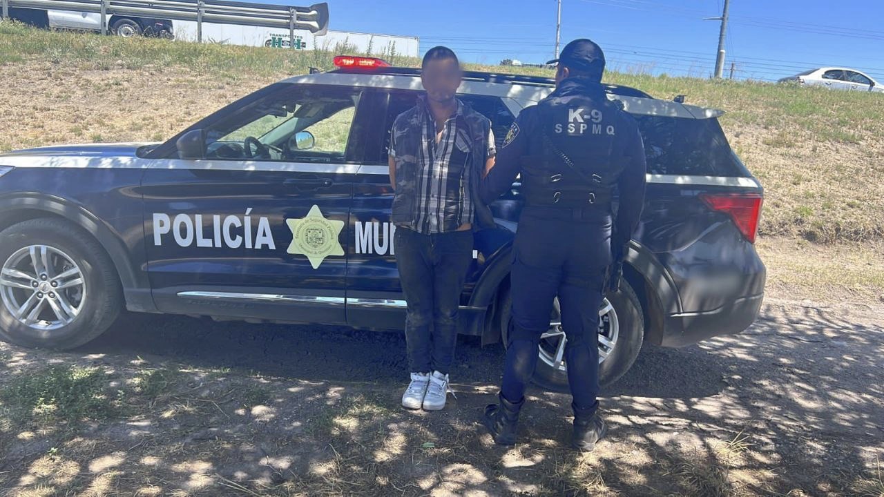 Detienen a “El Búho” en Santa Rosa Jáuregui con un arma de fuego