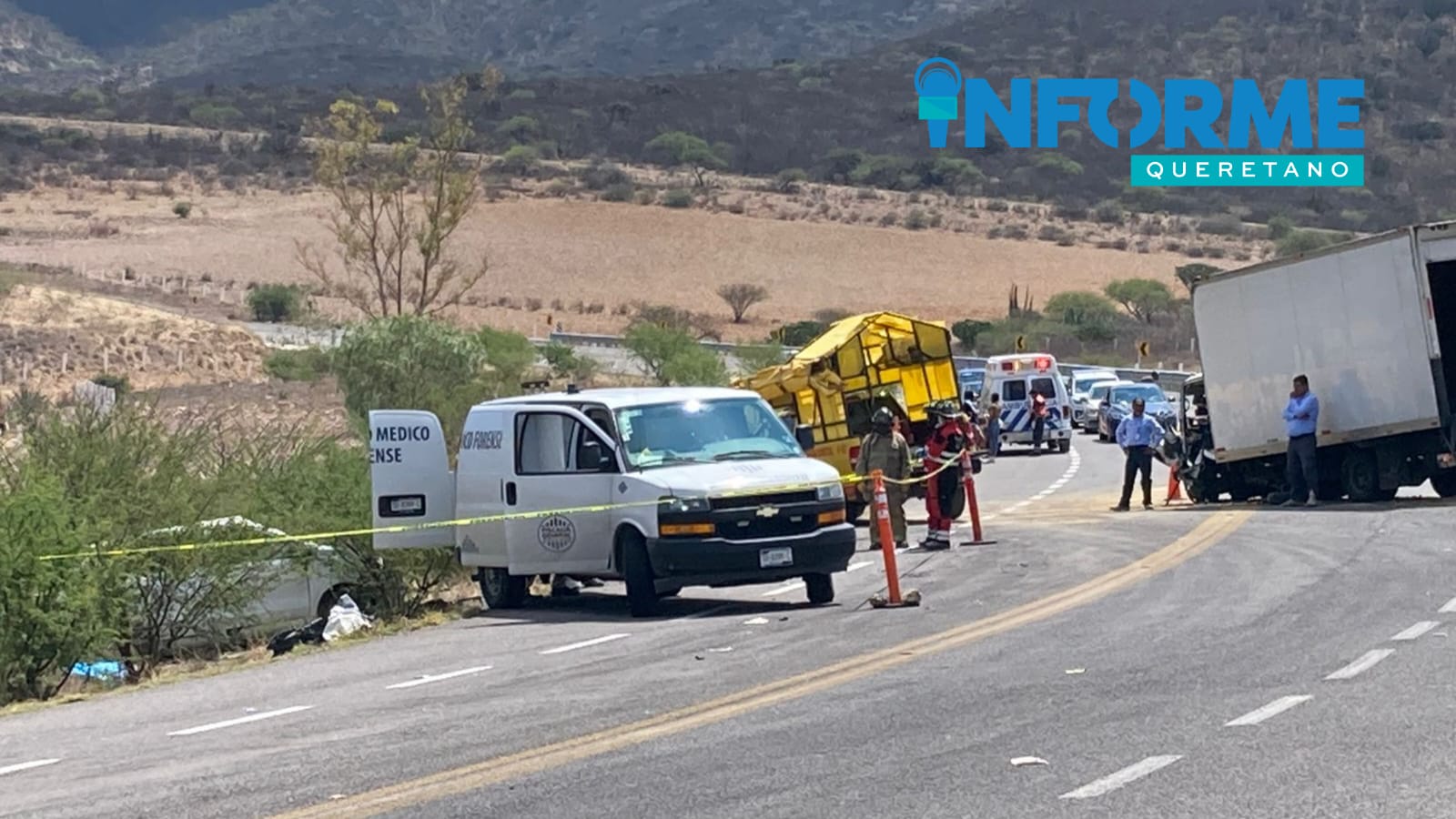 Tres muertos en terrible accidente en la carretera estatal 100