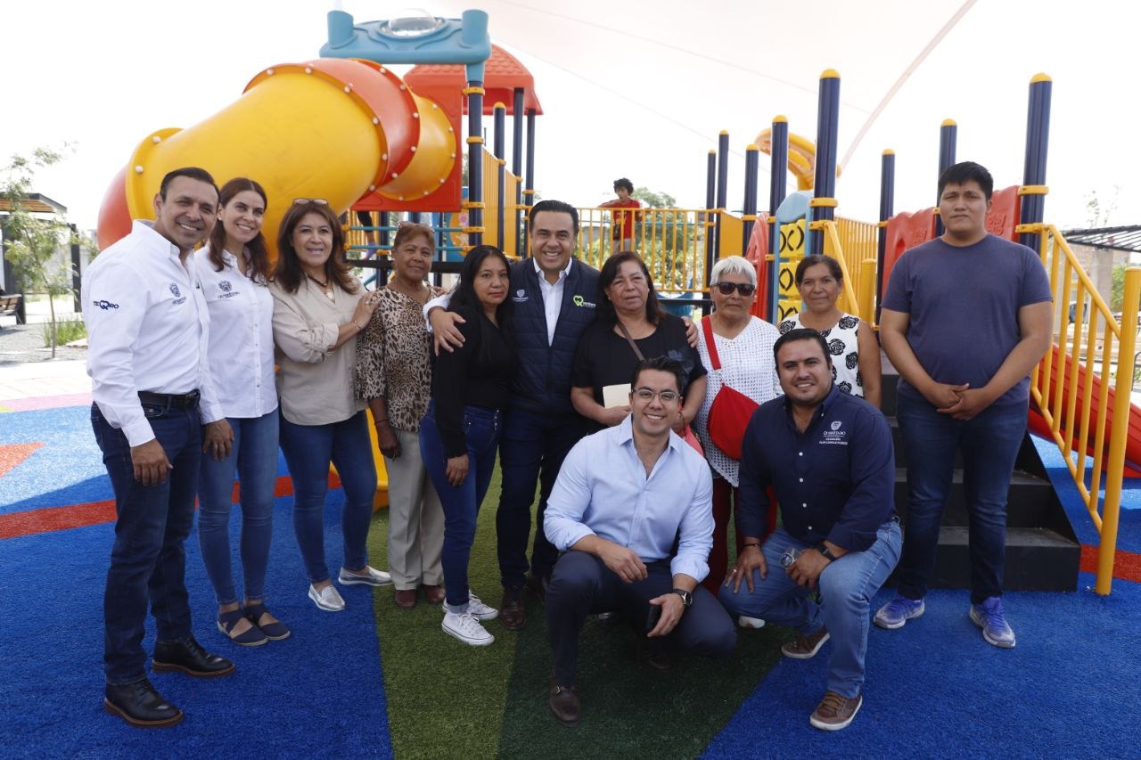 <em>Entrega Luis Nava el nuevo parque Benito Juárez</em>