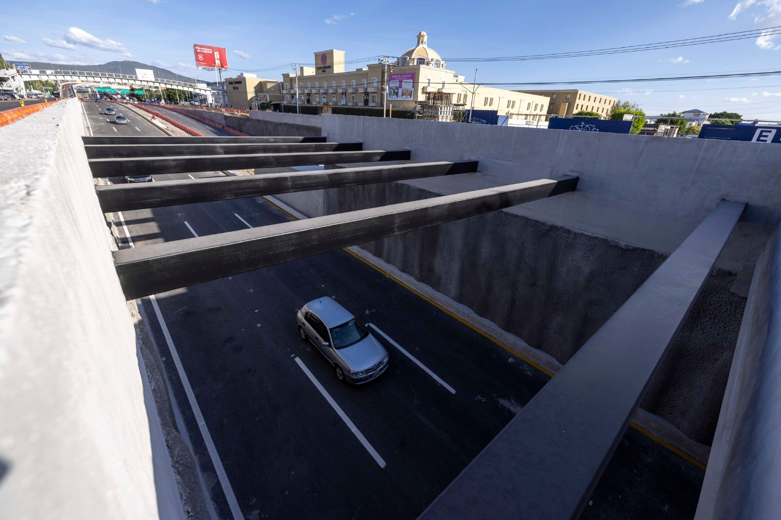 Así quedó el paso inferior vehicular Zaragoza, en Paseo 5 de Febrero