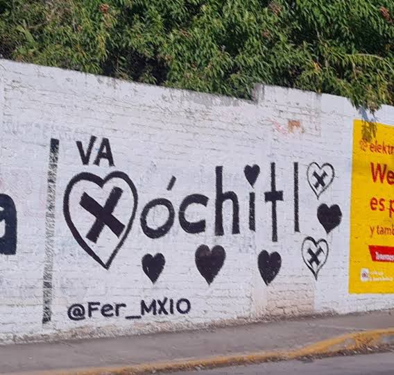 El PAN se deslinda por publicidad en bardas de Xochitl Gálvez