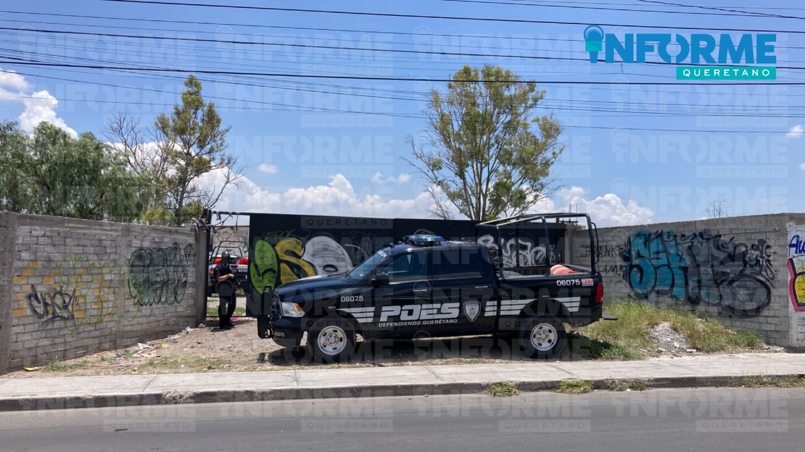 Localizan a un hombre sin vida al interior de un predio en Loma Bonita