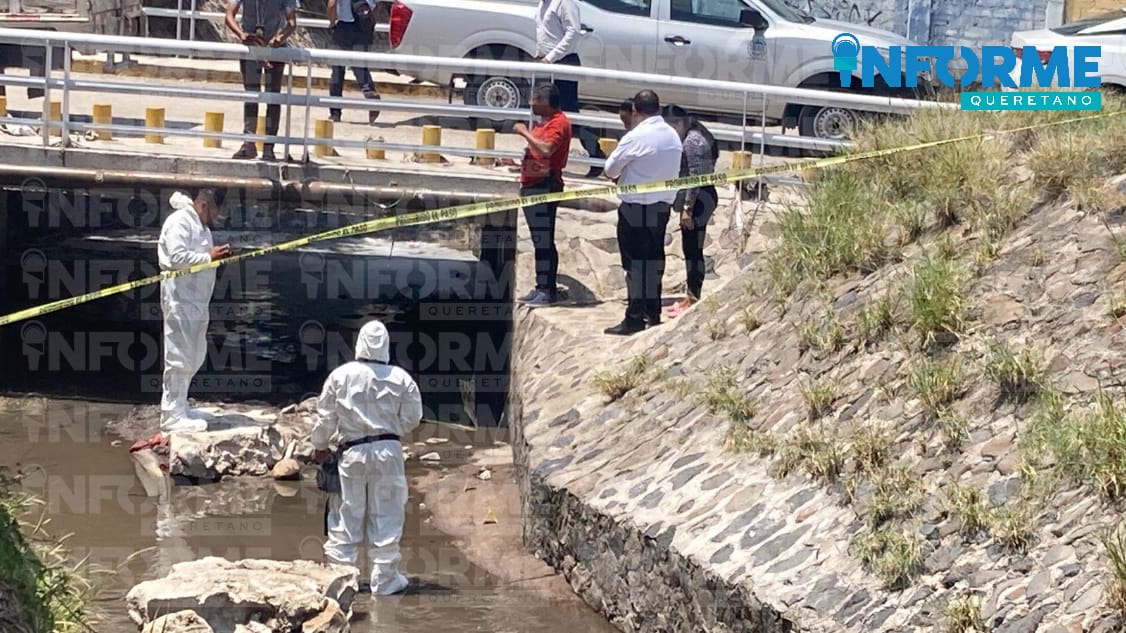 Localizan arma de fuego en el dren de Peñuelas