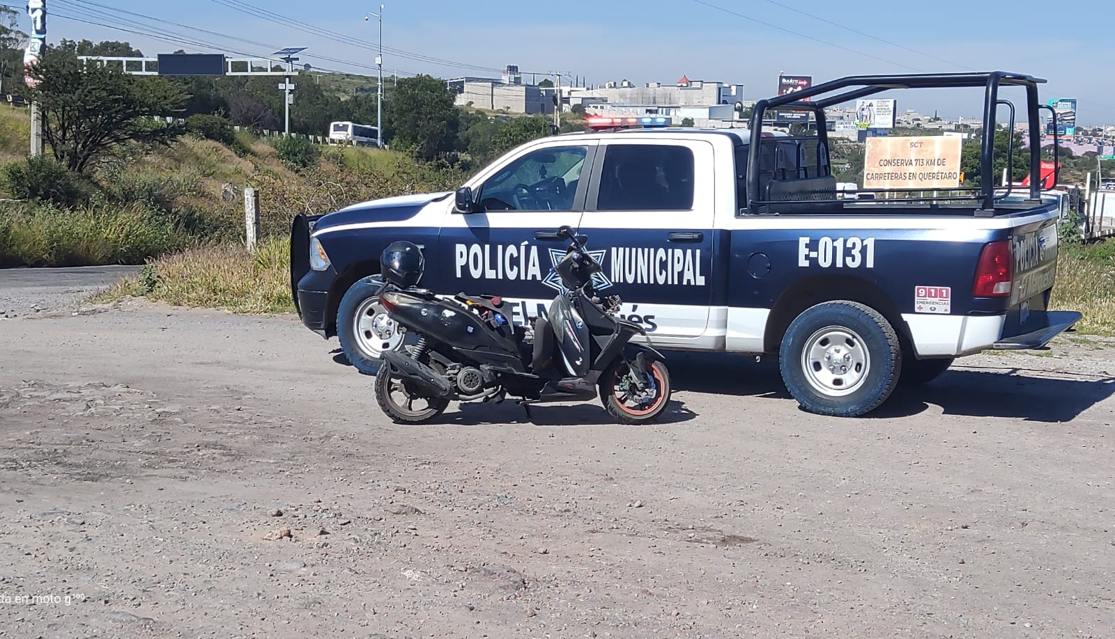 Motociclista derrapó en la Antigua Cuesta China y terminó grave en el hospital