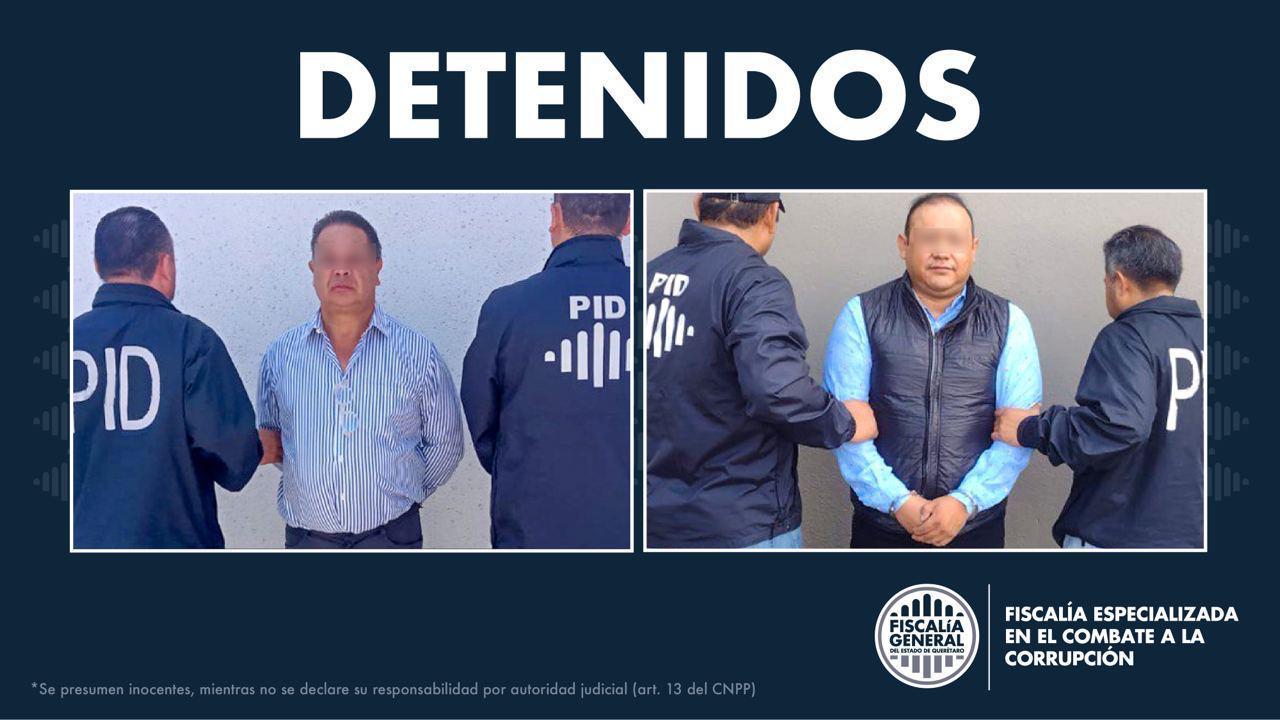 Dos personas detenidas por delitos de corrupción