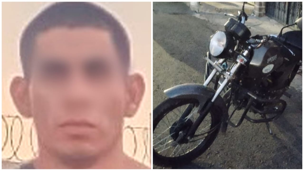 En San Pedrito Peñuelas, sujeto es asegurado tras intentar sustraer una motocicleta