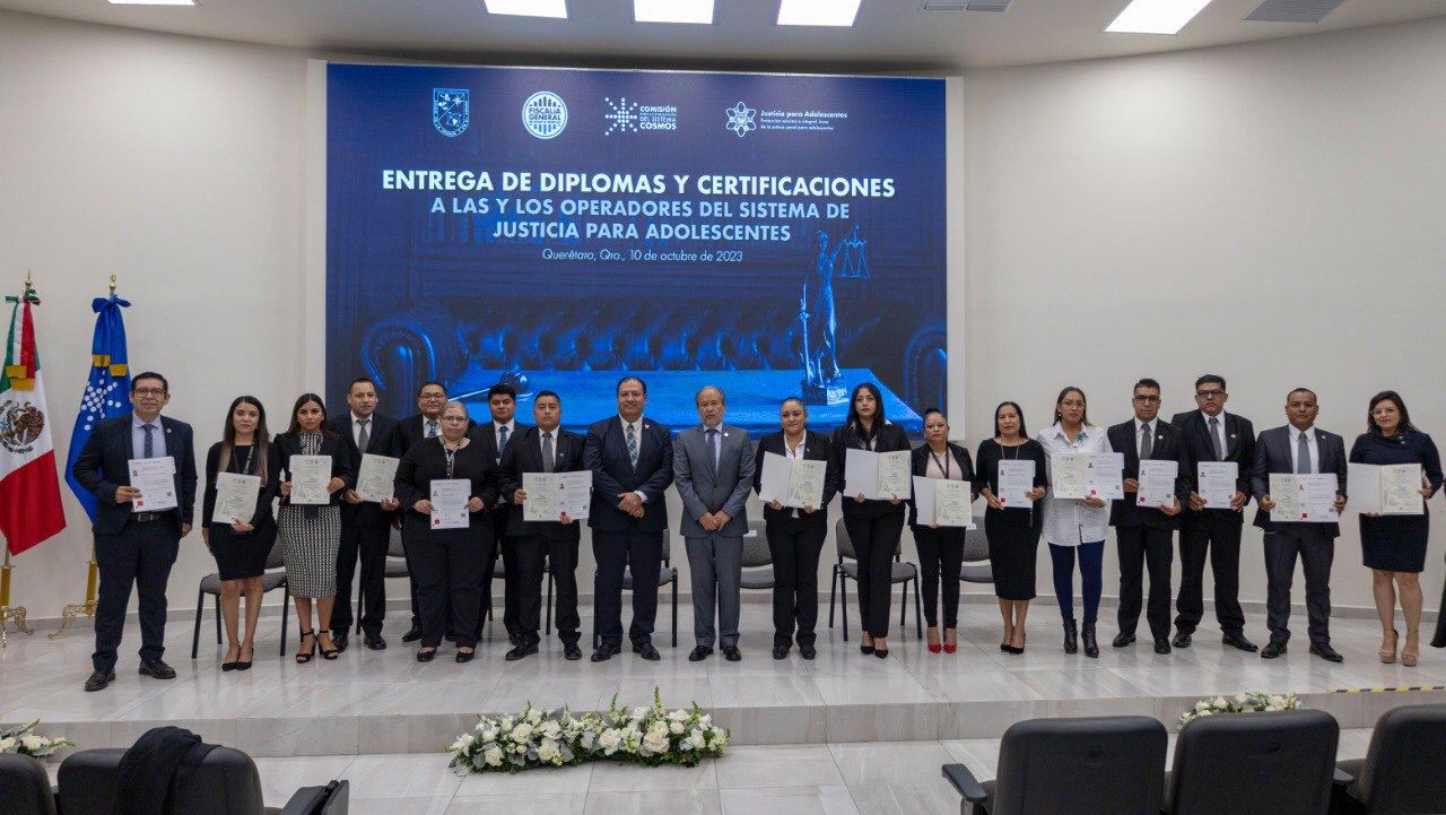 Operadores de Cosmos, son especialistas en Justicia para Adolescentes