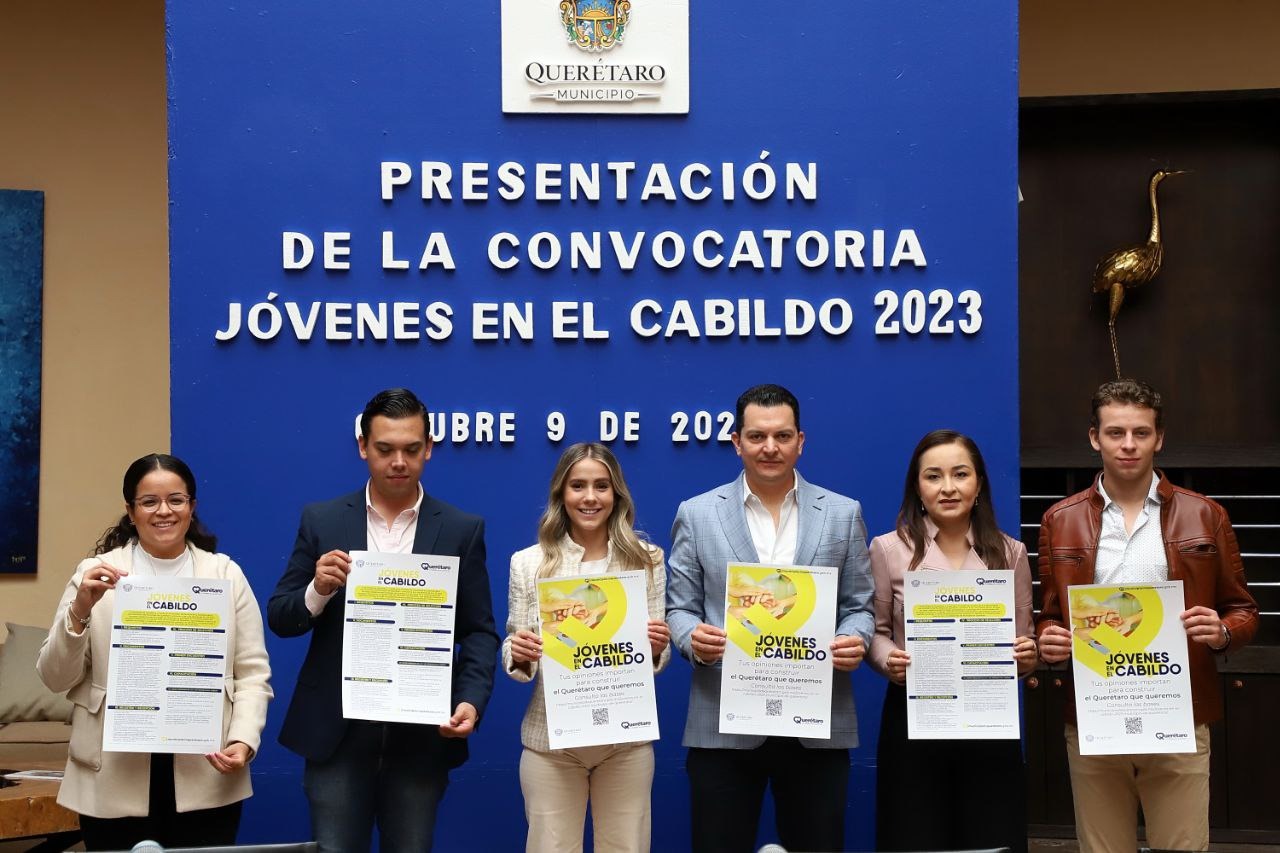 Presentan la convocatoria “Jóvenes en el Cabildo 2023”