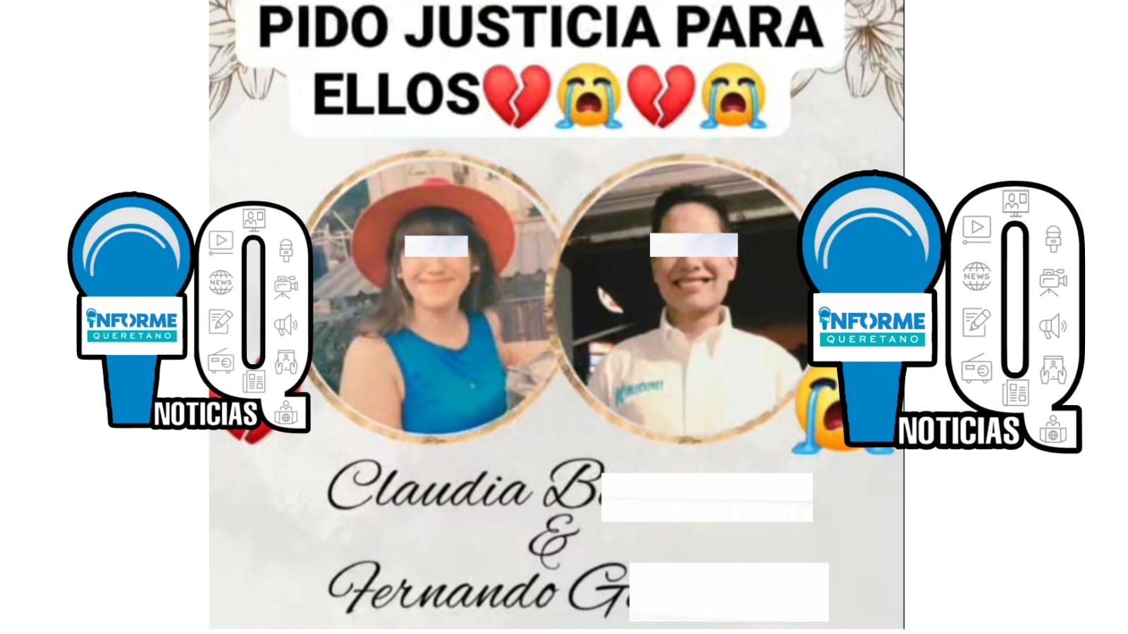 Piden justicia para Claudia “B” y Fernando “G” asesinados en una farmacia en la Reforma Agraria