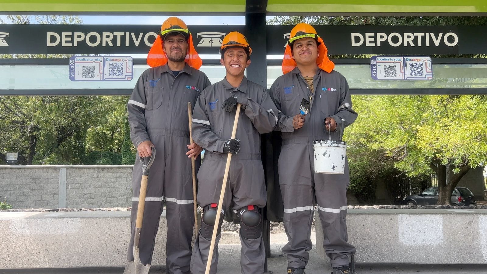 Rehabilita AMEQ 66 paraderos del transporte público