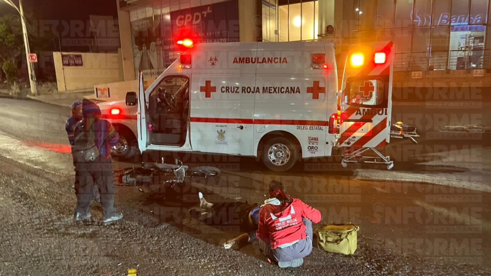 Muere en el hospital motociclista que se accidentó está madrugada