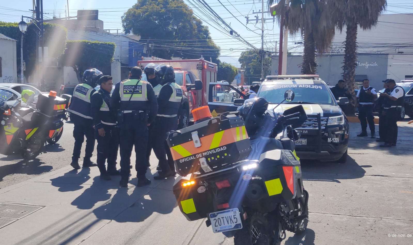 Le apuñalan un glúteo a un oficial de movilidad y a otro lo agreden a golpes