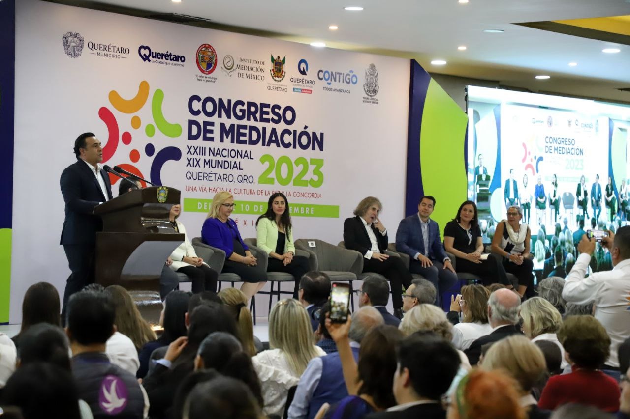 Inaugura Luis Nava el XIX Congreso Mundial y XXIII Congreso Nacional de Mediación