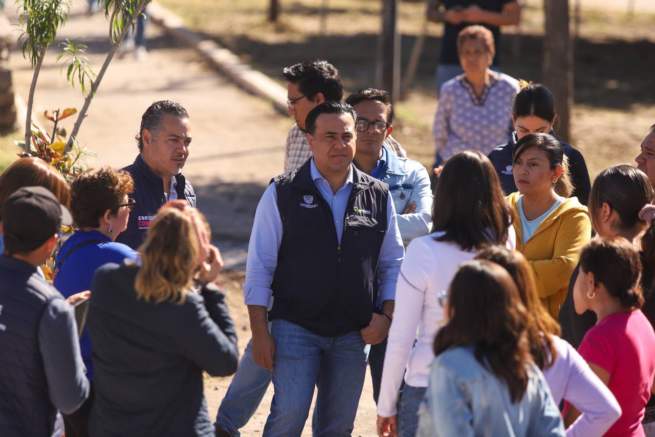 Supervisa Luis Nava avances de la rehabilitación del parque Choles