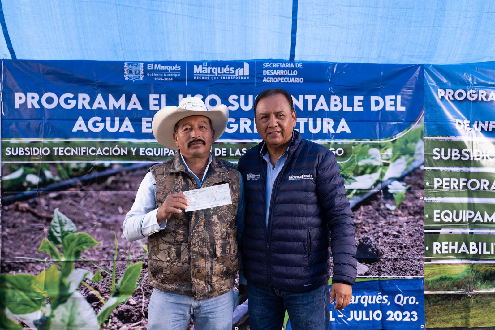 Municipio de El Marqués entrega recursos para apoyar al sector agropecuario