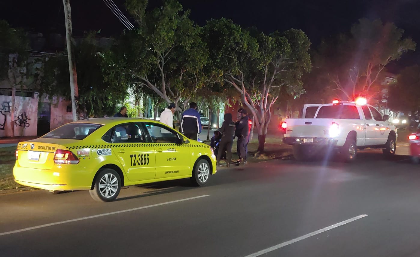 Taxista arrolló a un hombre en la Avenida Pasteur colonia Presidentes