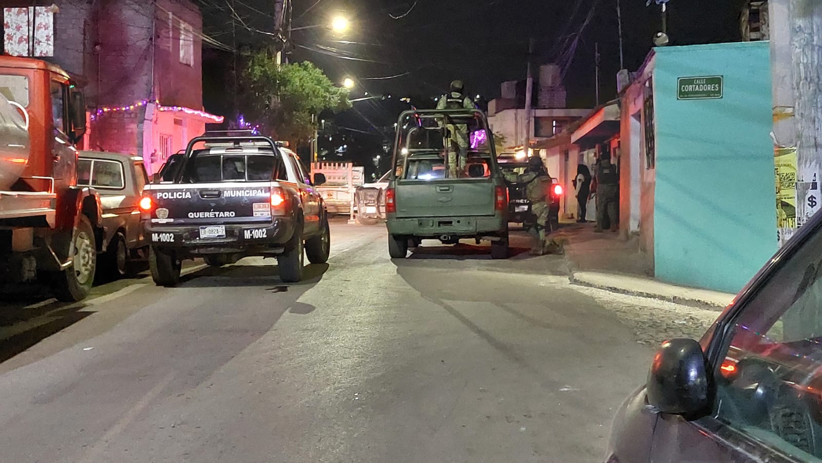 Fuerte operativo entre Sedena, Policía Municipal y Fiscalía en San Pedrito Peñuelas