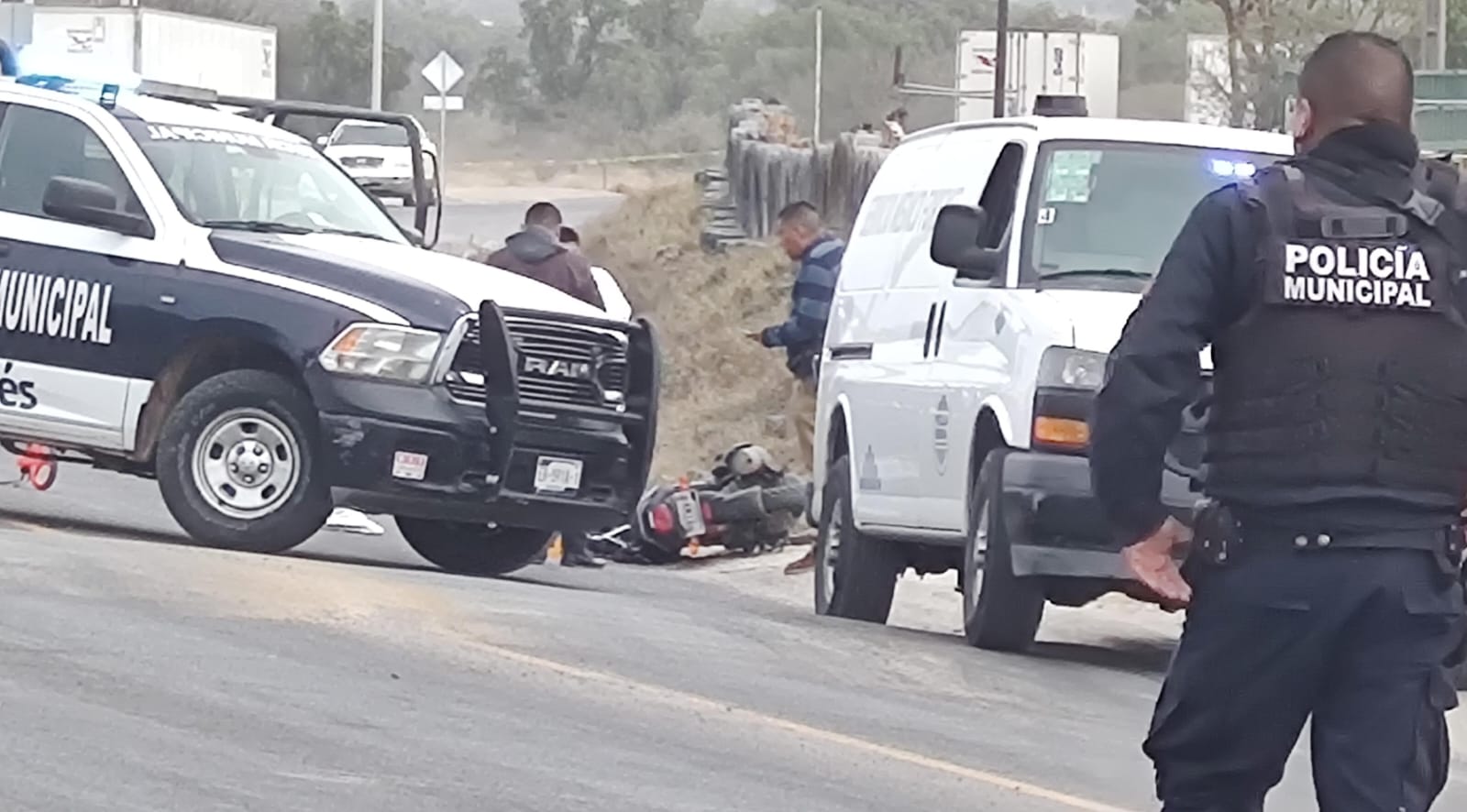 Muere mujer motociclista al derrapar en una curva en la comunidad de La Griega