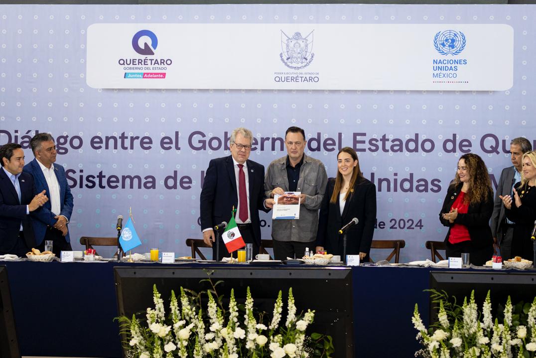 Fortalece Gobierno de Querétaro colaboración con las Naciones Unidas