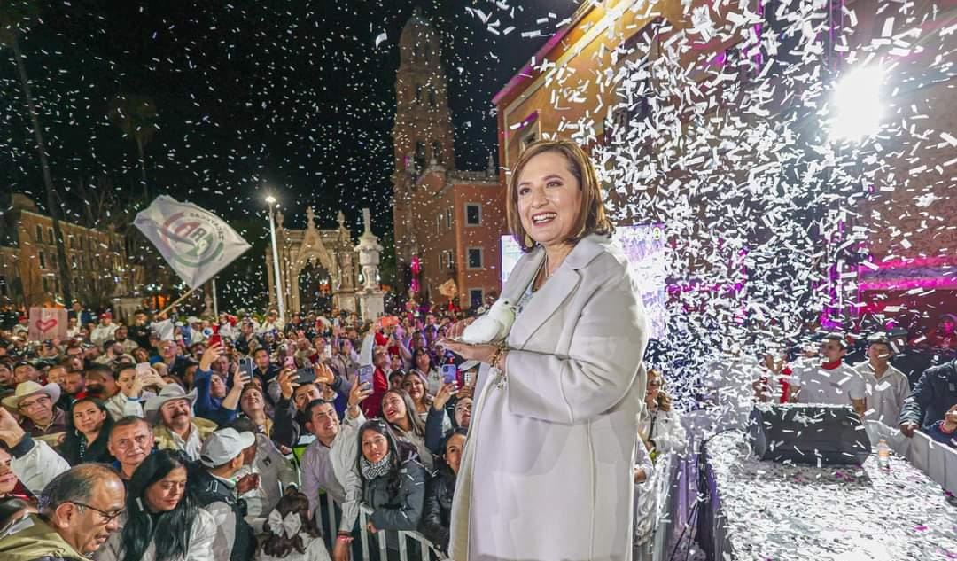 Xochitl Gálvez arrancó su campaña presidencial en Frenillo Zacatecas