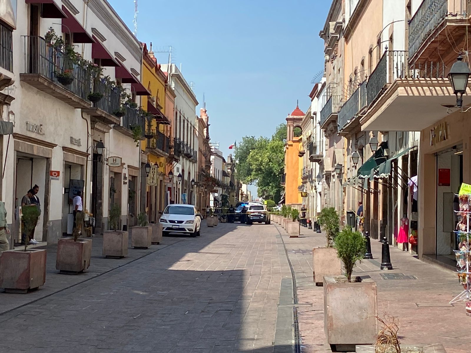 Muere una persona en el andador Madero en el Centro de Querétaro