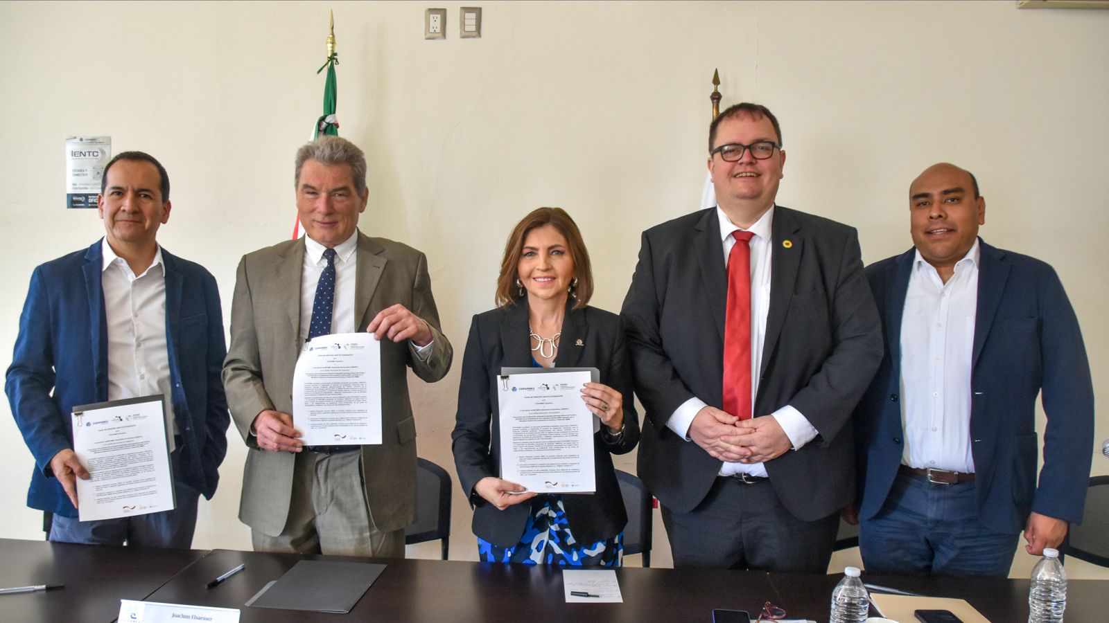 Firman convenio Coparmex Querétaro y Amiqro en conjunto con la Confederación de la Industria Alemana (BDI)