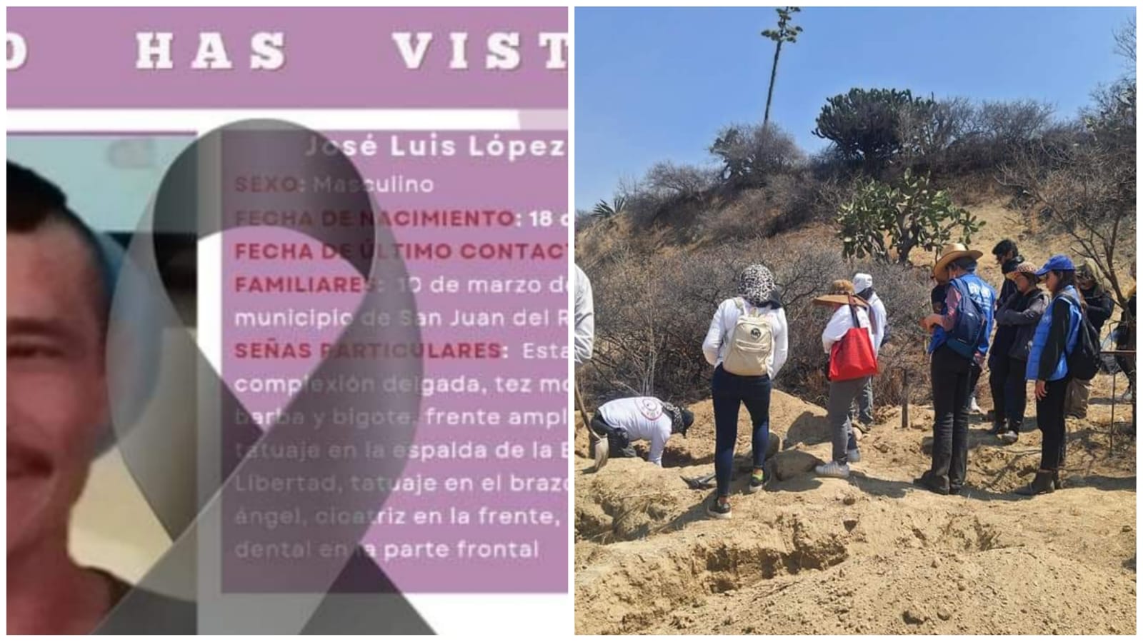 Identifican a víctima localizada en Fosa Clandestina en San Juan del Río