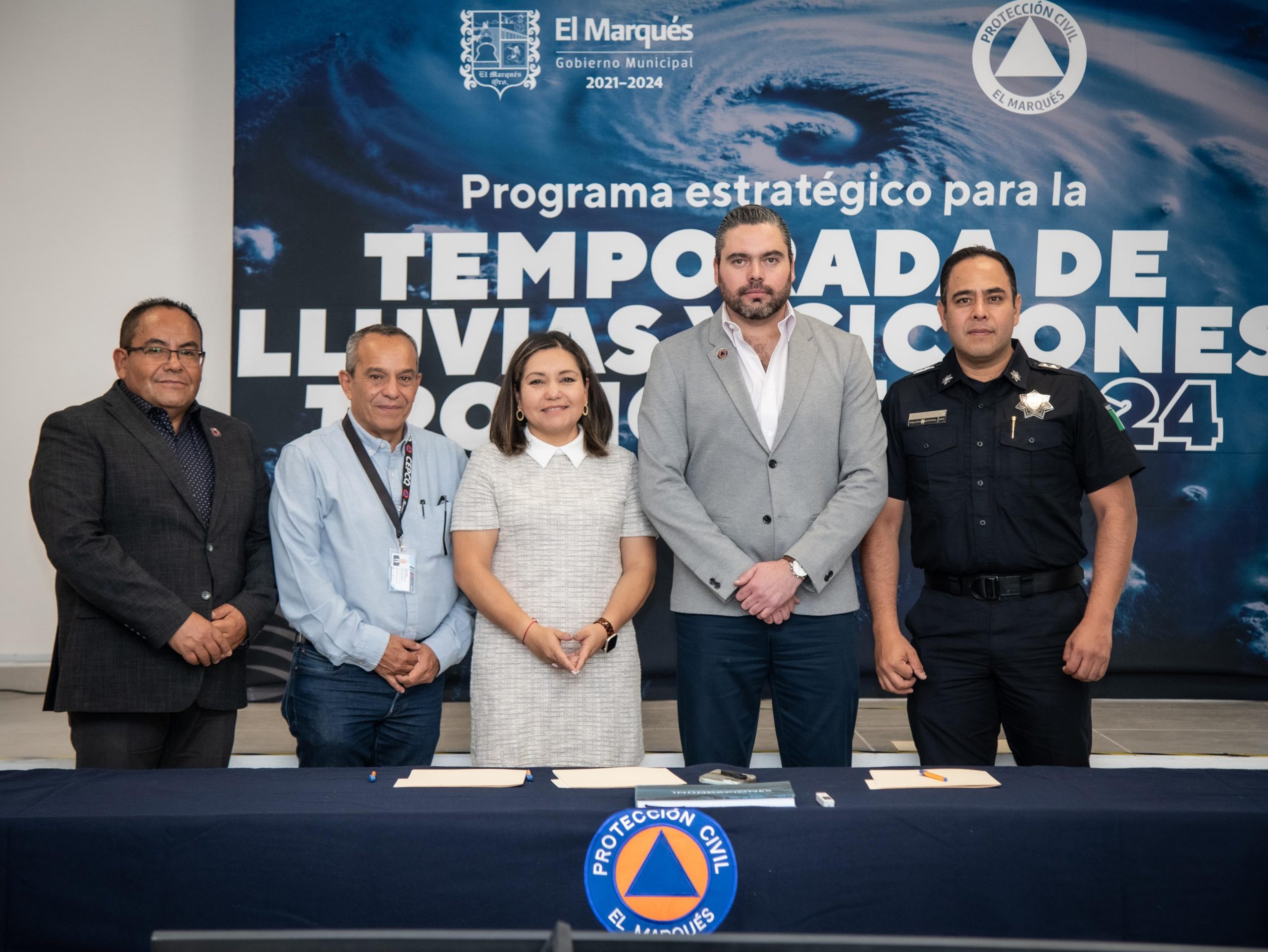 El Marqués presenta el Programa para la Temporada de Lluvias y Ciclones Tropicales 2024