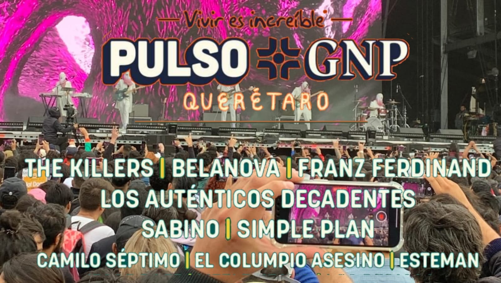 The Killers y Franz Ferdinand encabezan el Pulso GNP 2024