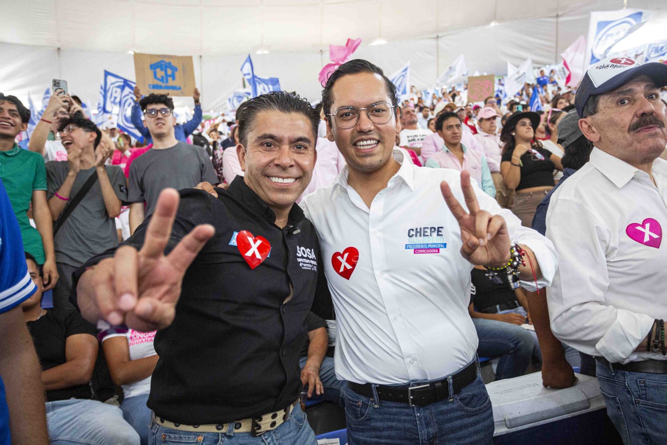 Acompaña Chepe Guerrero a Xóchitl Gálvez en cierre de campaña